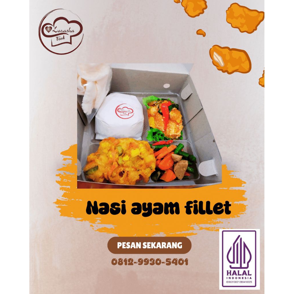 

Jual Nasi Box Menu Ayam Fillet Asam Manis/Paket Nasi Box Menu Ayam/Nasi Box Tangsel/Nasi Box Depok