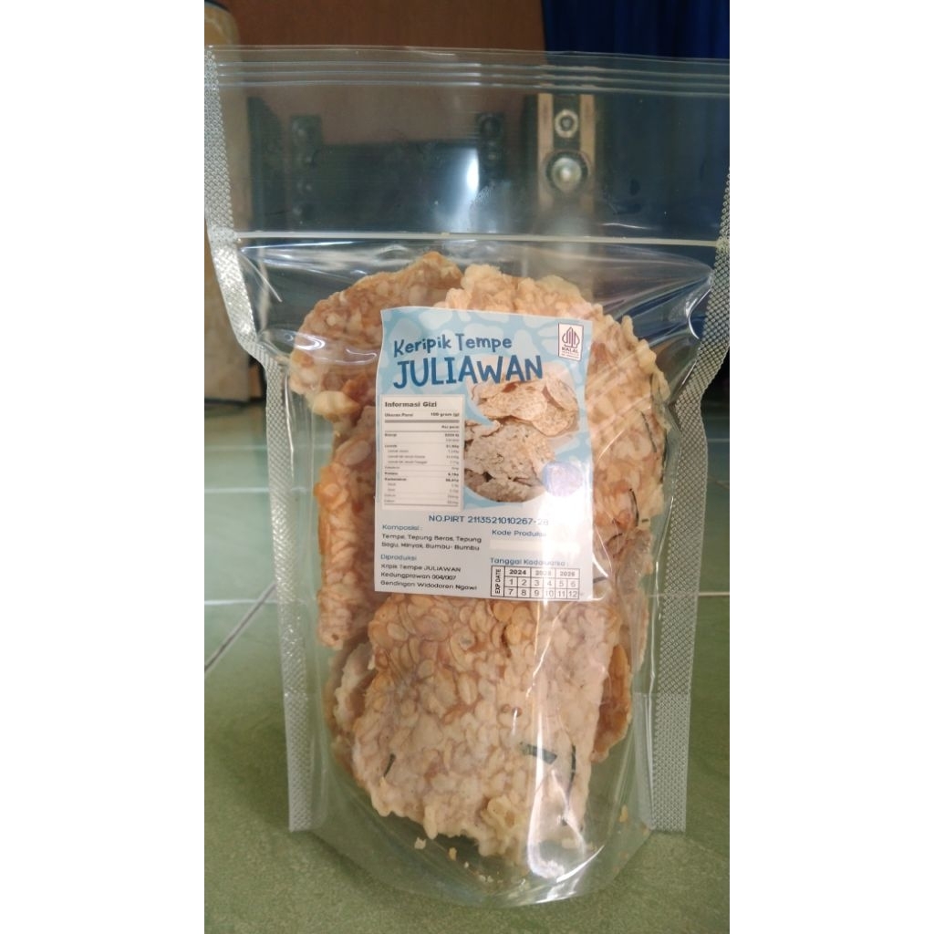 

Keripik tempe orginal renyah gurih