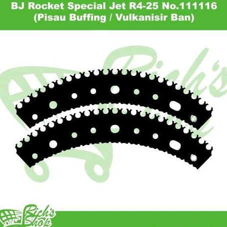 BJ Rocket Special Jet R-4-25 211mm Pisau Vulkanisir No.111116