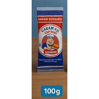 

GARAM AJI CAP KOKI / 100gr / GARAM BERKUALITAS / GARAM MURAH / GARAM BERYODIUM