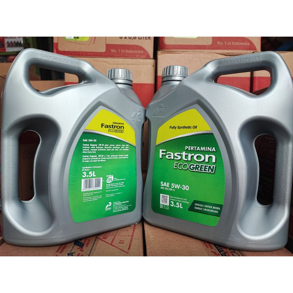[Asli 100%] OLI FASTRON ECOGREEN 5W-30 3,5Liter SNI / OLI MOBIL /FASTRON ECOGREEN/ ORIGINAL PERTAMIN