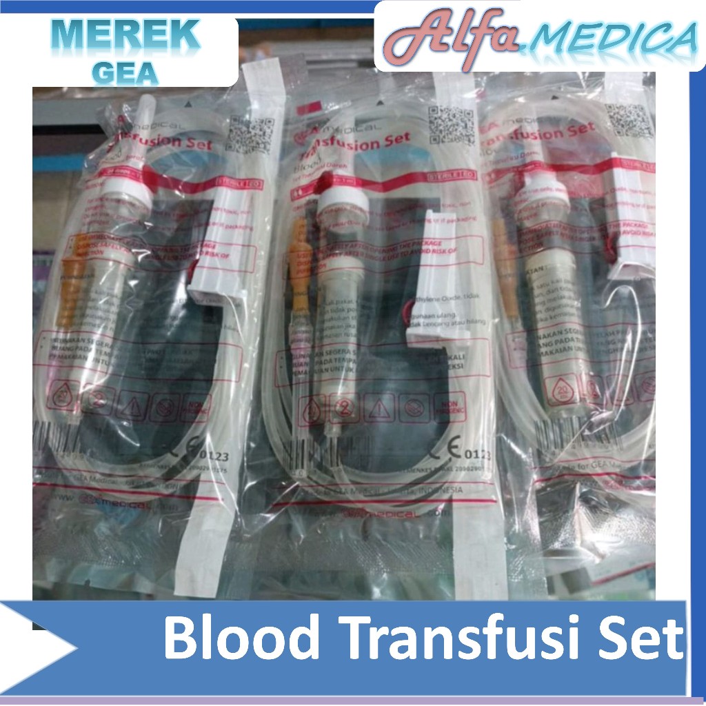 ECERAN - Blood Transfusion Set GEA - Blood Set - Set Transfusi Darah / blood transfusi set