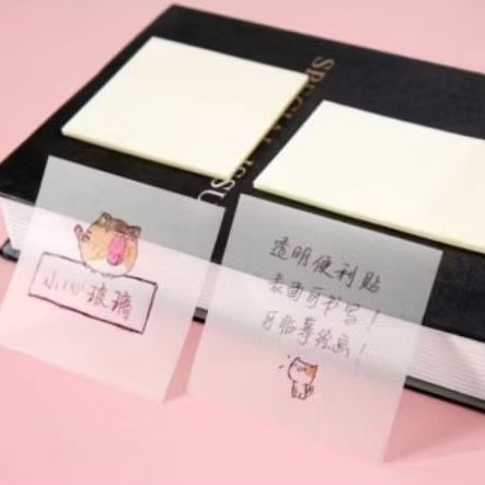 

Sticky Note Transparan Tahan Air Untuk Kantor Sekolah / Transparan Sticky Note