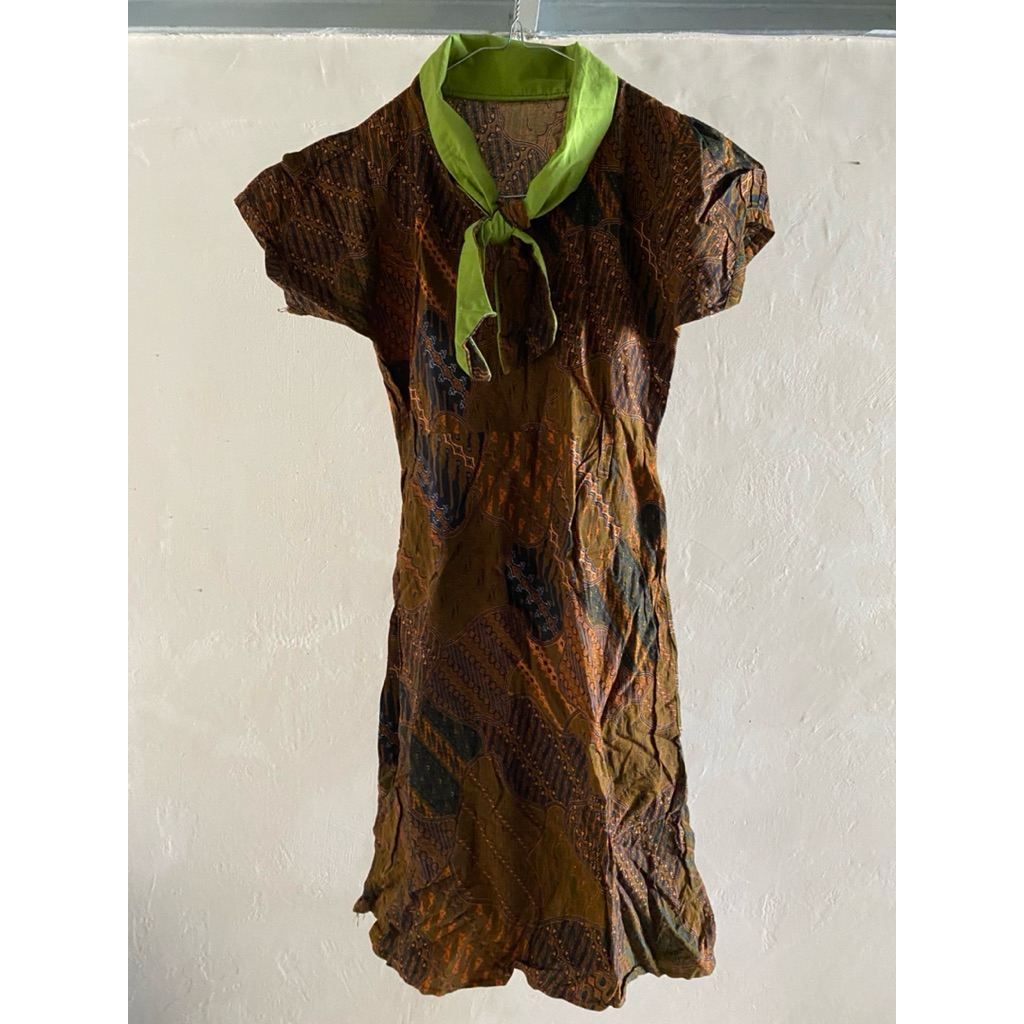 Preloved Midi Dress Batik
