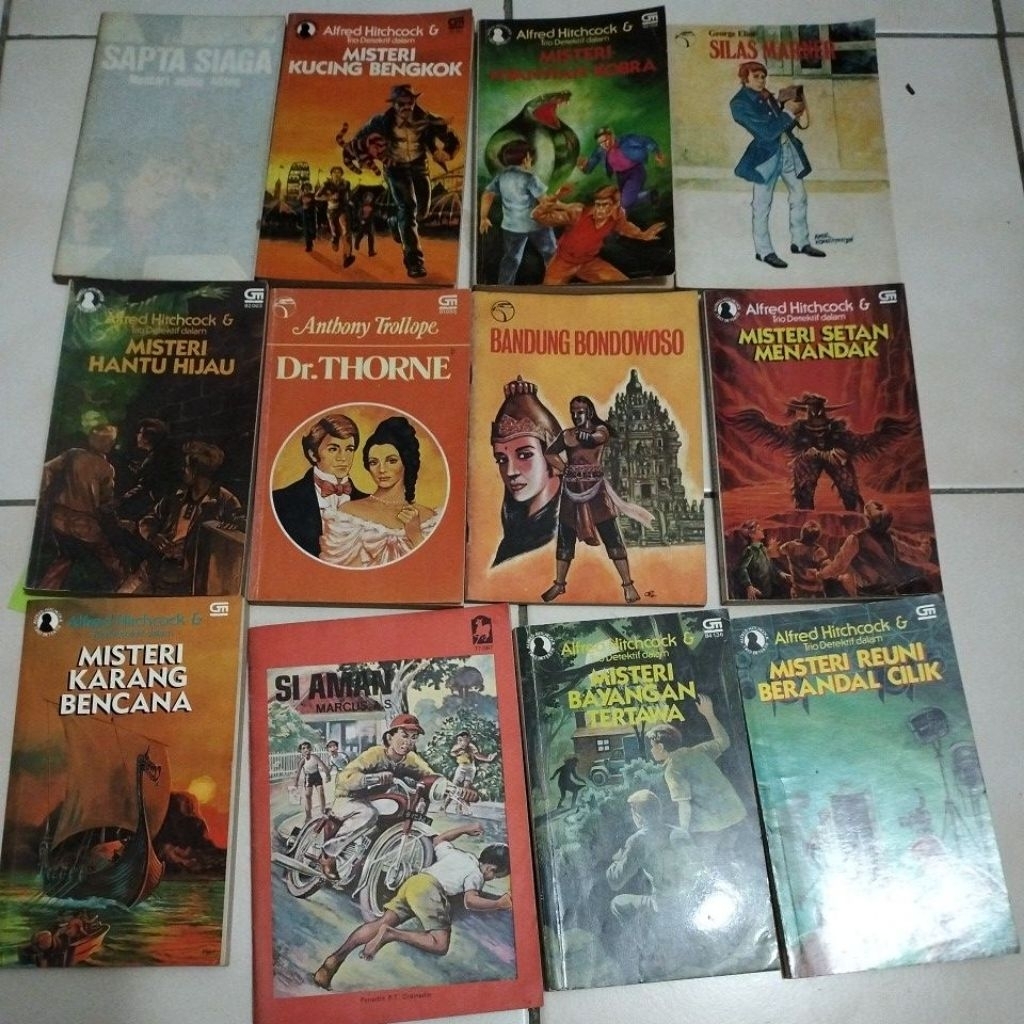 Novel Anak- Enid Blyton - Edith Unnerstad - Alfred Hitchcock - Stefan Wolf