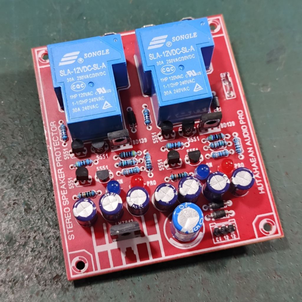 Kit speaker protektor stereo 30a full fitur ocp anti korslet & dcp dc protector plus led indikator k