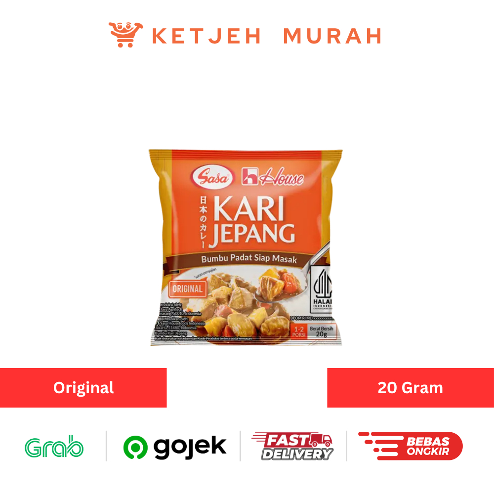 

Sasa House Bumbu Instan Padat Kari Jepang 20 Gram