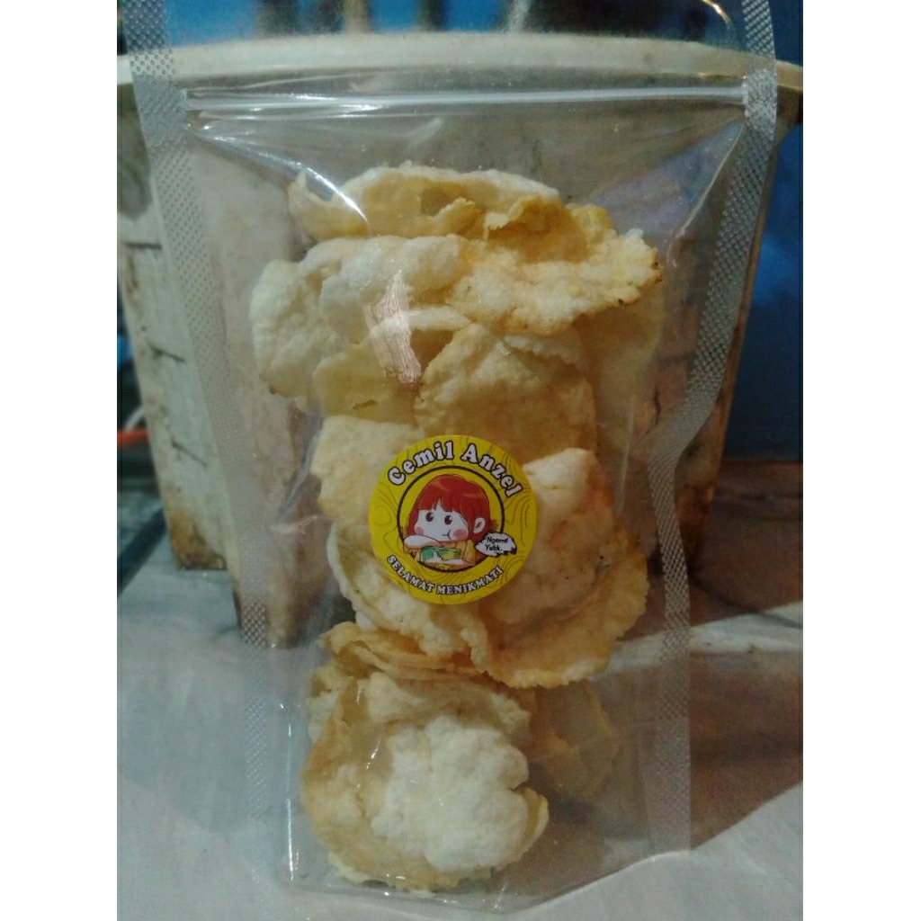 

Emping Mlinjo matang (sudah digoreng )