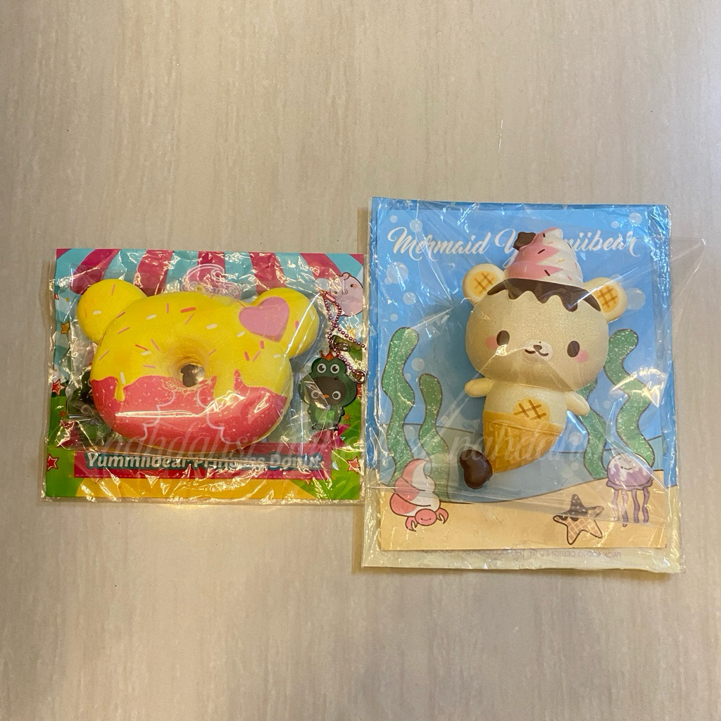 preloved squishy yummiibear princess donut & mermaid ori
