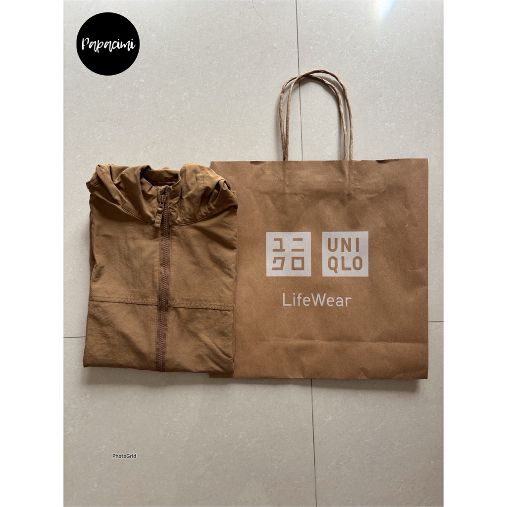 preloved jaket parka anak uniqlo