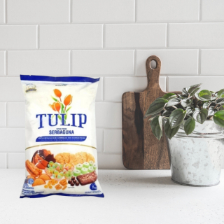 

TULIP TEPUNG TERIGU 1 KG SERBAGUNA / TERIGU TULIP 1KG