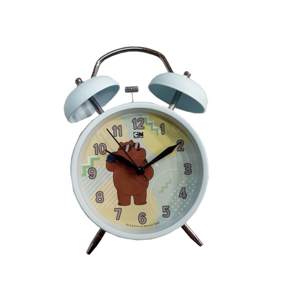 Miniso x We Bare Bears Clock / Miniso Jam Weker We Bare Bears