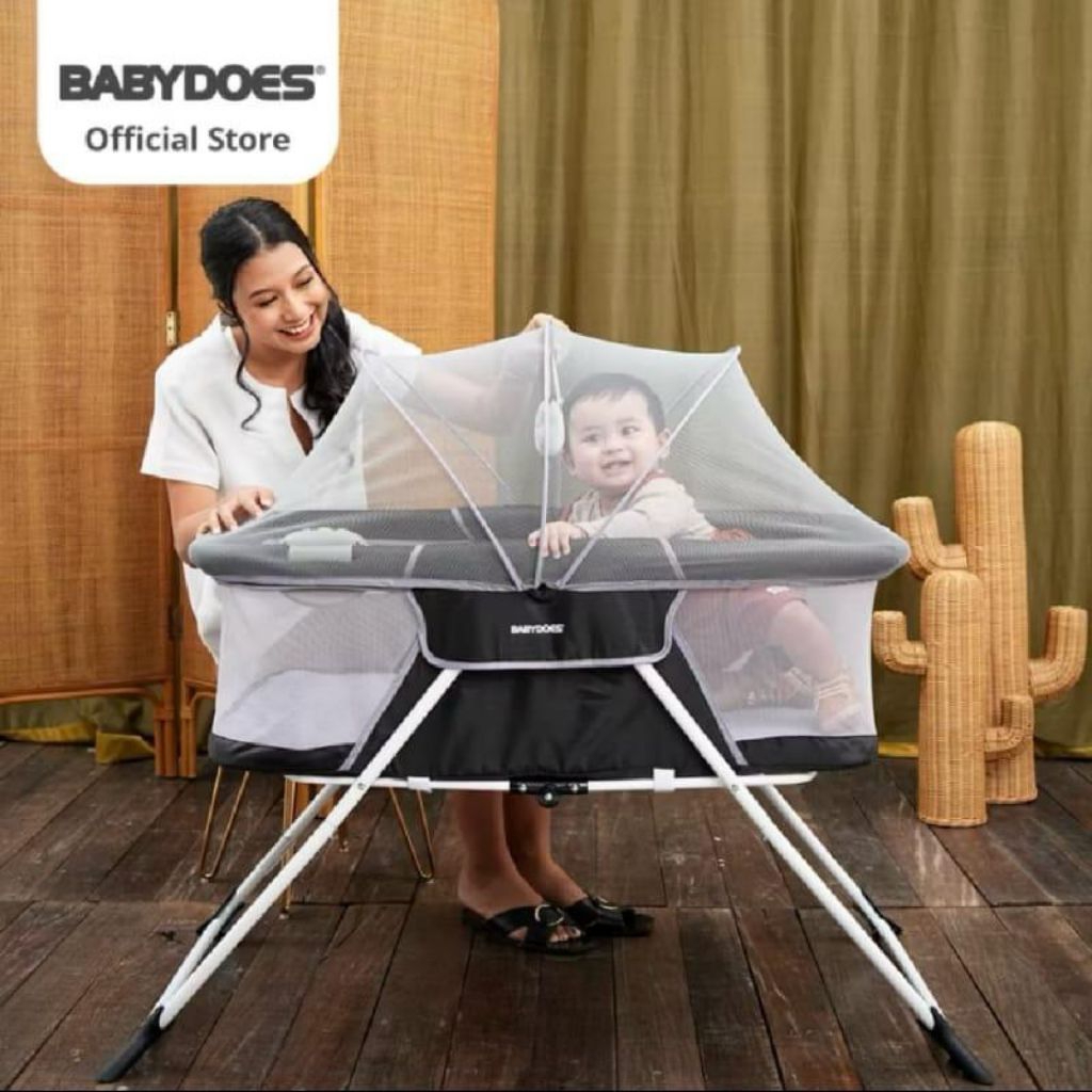 Preloved Babydoes Travel Cribs Travel Bed Kasur Bayi Lipat