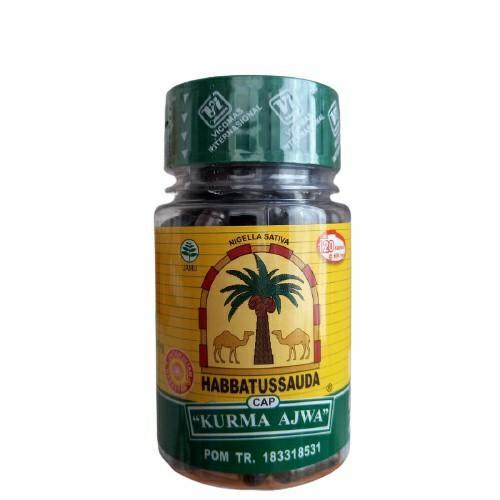 habatusaudah kurma ajwa botol 120 kapsul