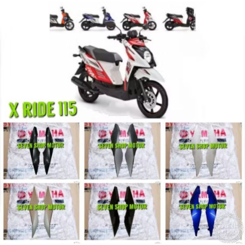 COVER BODY BELAKANG X RIDE 115 SATUAN ORIGINAL