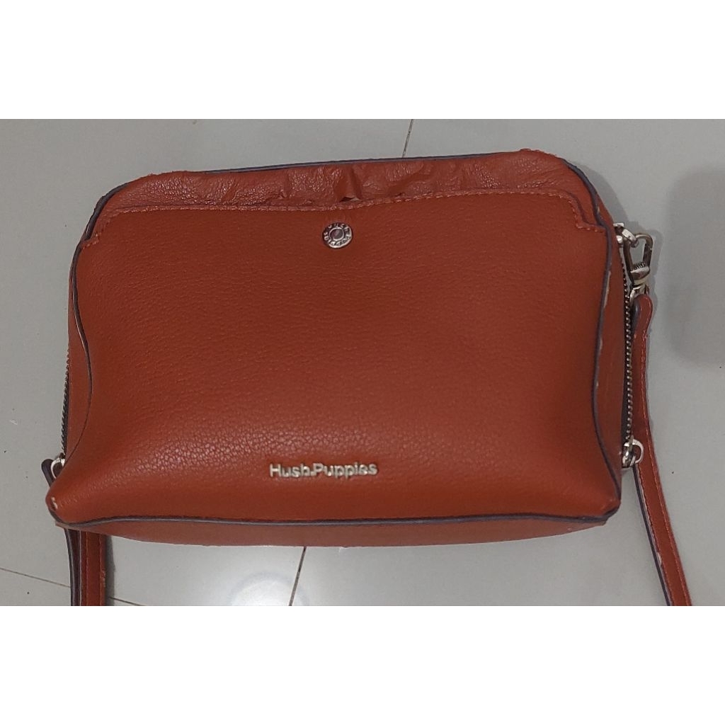 HUSH PUPPIES TORRY SLING BAG UK M WRNA BROWN
