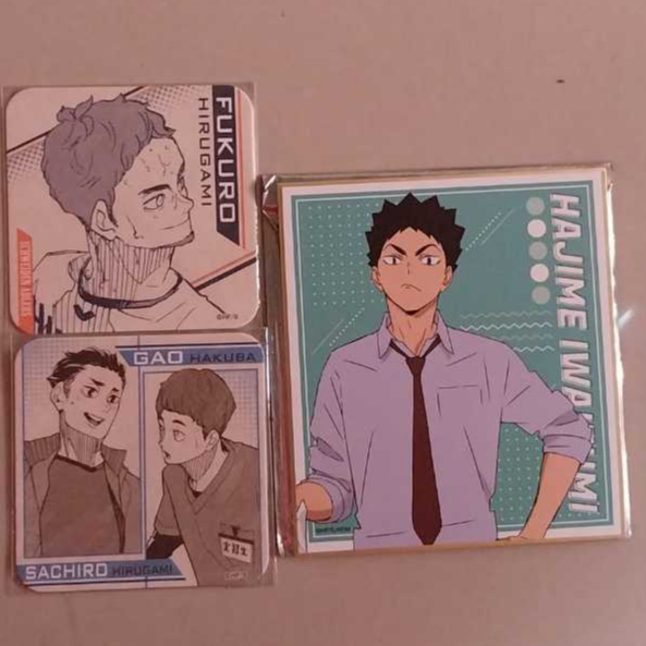 [ready stock] Haikyuu Shikishi & Coaster