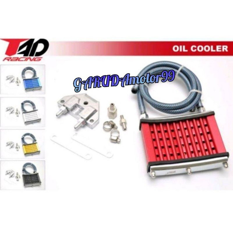 OIL COOLER RADIATOR PENDINGIN OLI UNIVERSAL ALL MOTOR BEBEK METIK MANUAL CARBU PNP GRAND LEGENDA SMA