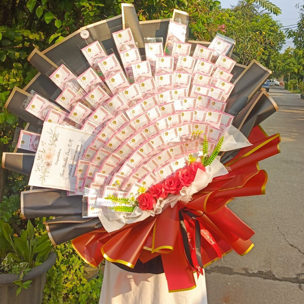 Buket uang 100lembar