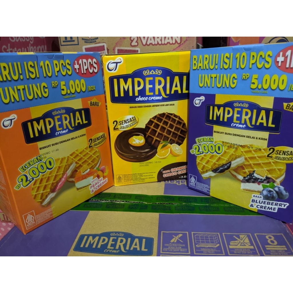 

IMPERIAL Cream/10 Pcs + 1 Pcs/Selai & Krim