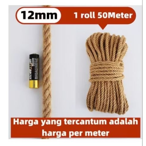 

tali goni 12mm /hemp rope/tali tambang/tali tambang/tali serat goni/tali mendong