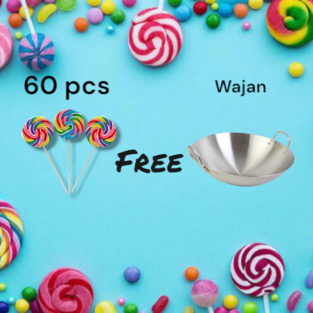 

permen lollipop free wajan