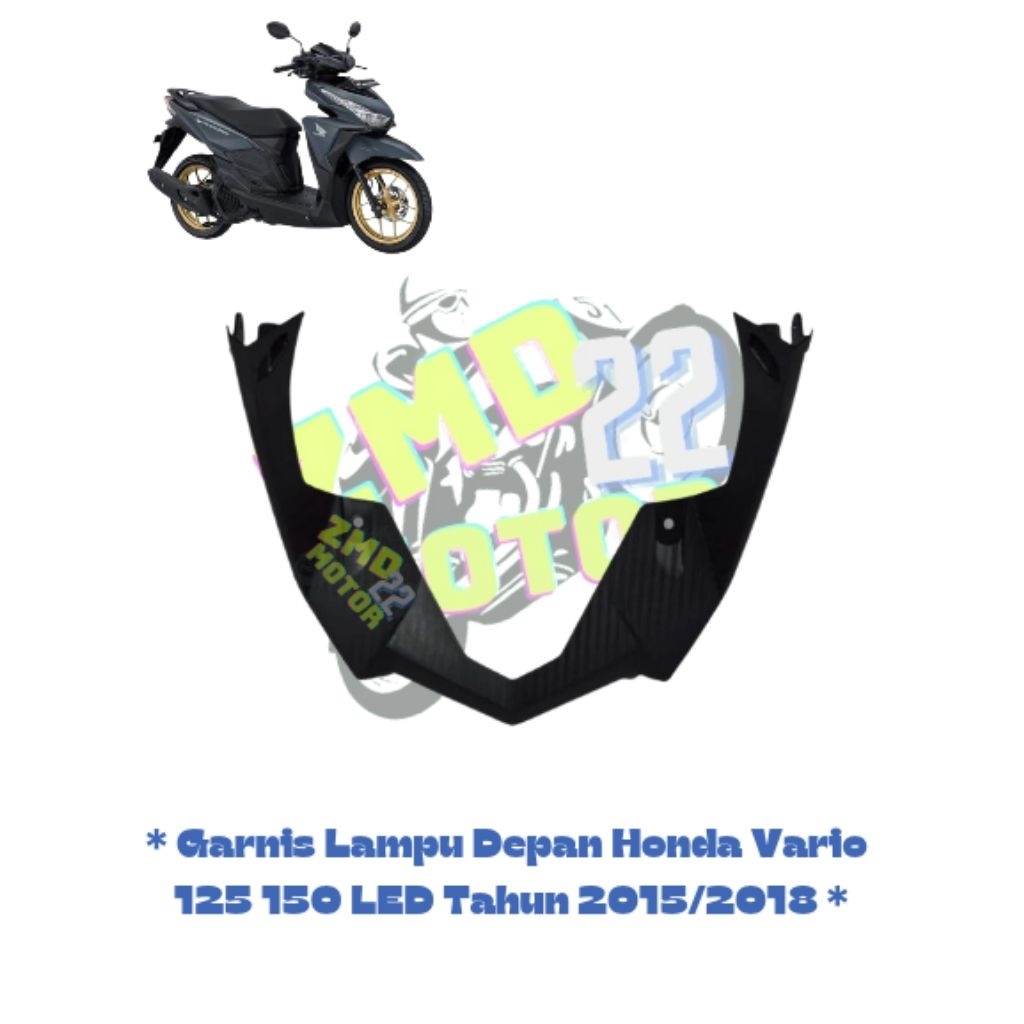 GARNIS LAMPU DEPAN HONDA VARIO 125/150 LED OLD 2017 // LIST TAMENG LAMPU VARIO 150 LAMA