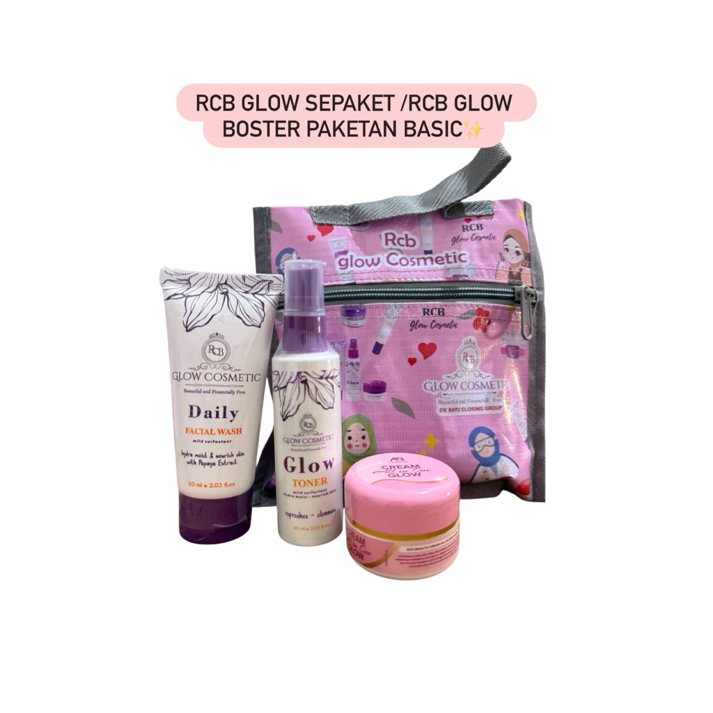 PAKETAN RCB GLOW CREAM BOSTER