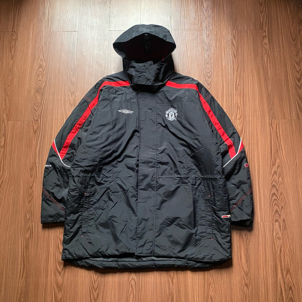 vintage umbro manchester united training jacket
