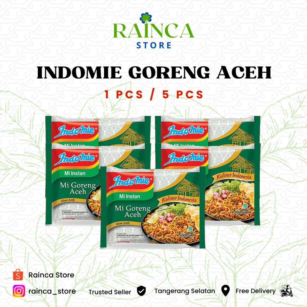 

Indomie Mi Goreng Aceh 1 5 pcs Tangerang Selatan