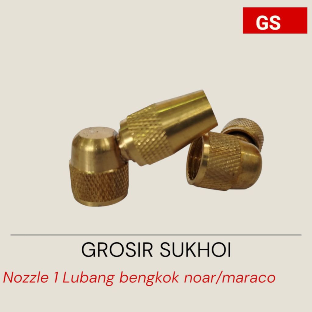 MARACO NOAR Nozzle sepuyer bengkok lubang 1 penyemprot hama