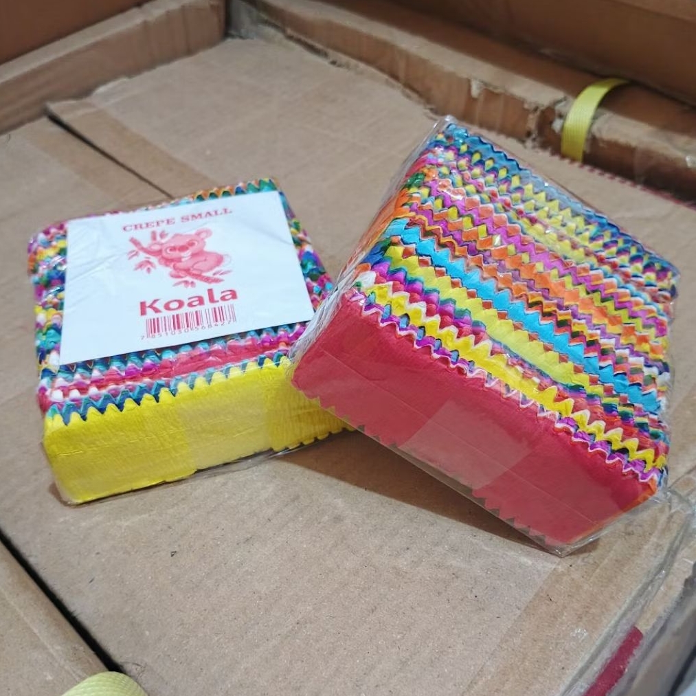 

1 Pak Kertas Krep Warna Warni Isi 10 Bungkus