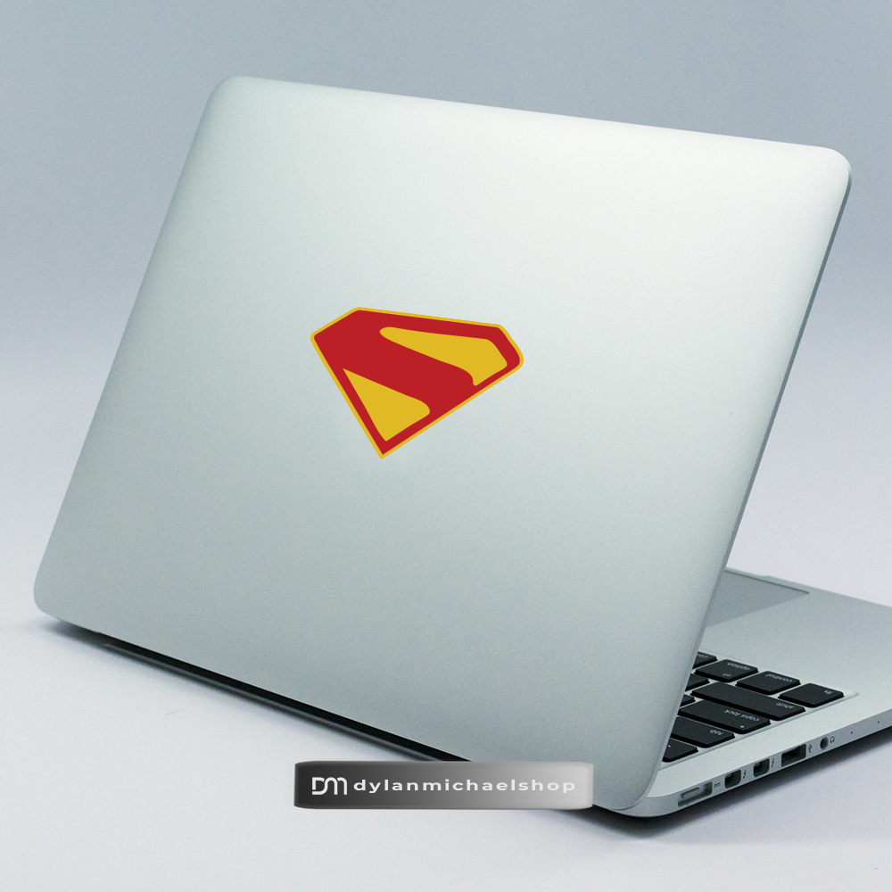 Stiker Aksesoris Logo Superman 2025 Super Man Sticker Vinyl