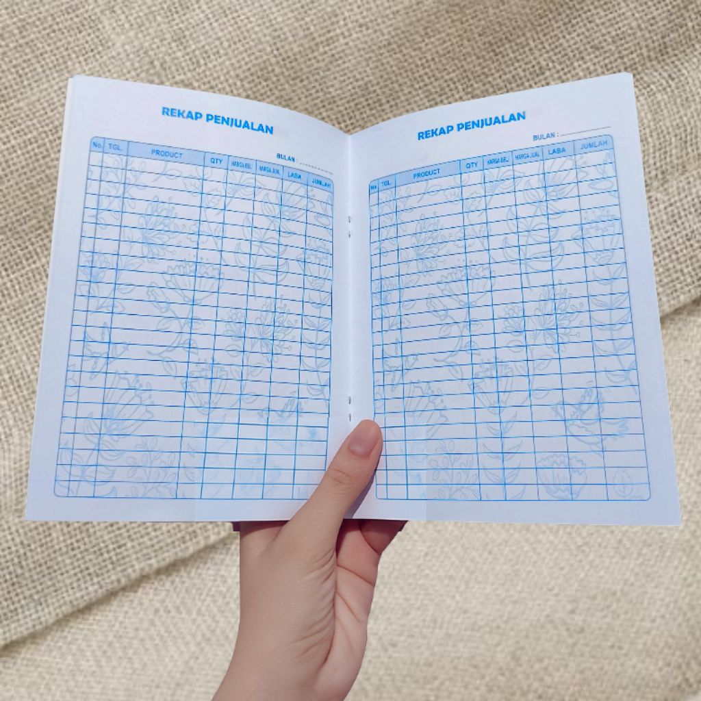 

[Whispers] BUKU REKAP PENJUALAN, buku olshop buku catatan penjualan olshop, buku catatan transaksi