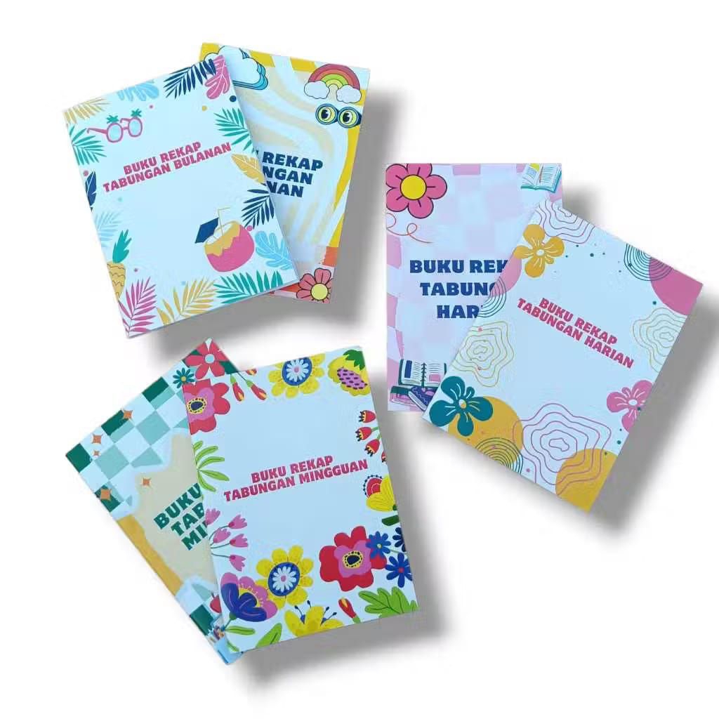 

Buku Rekap Tabungan Harian / Buku Rekap Tabungan Mingguan / Buku Rekap Tabungan Bulanan