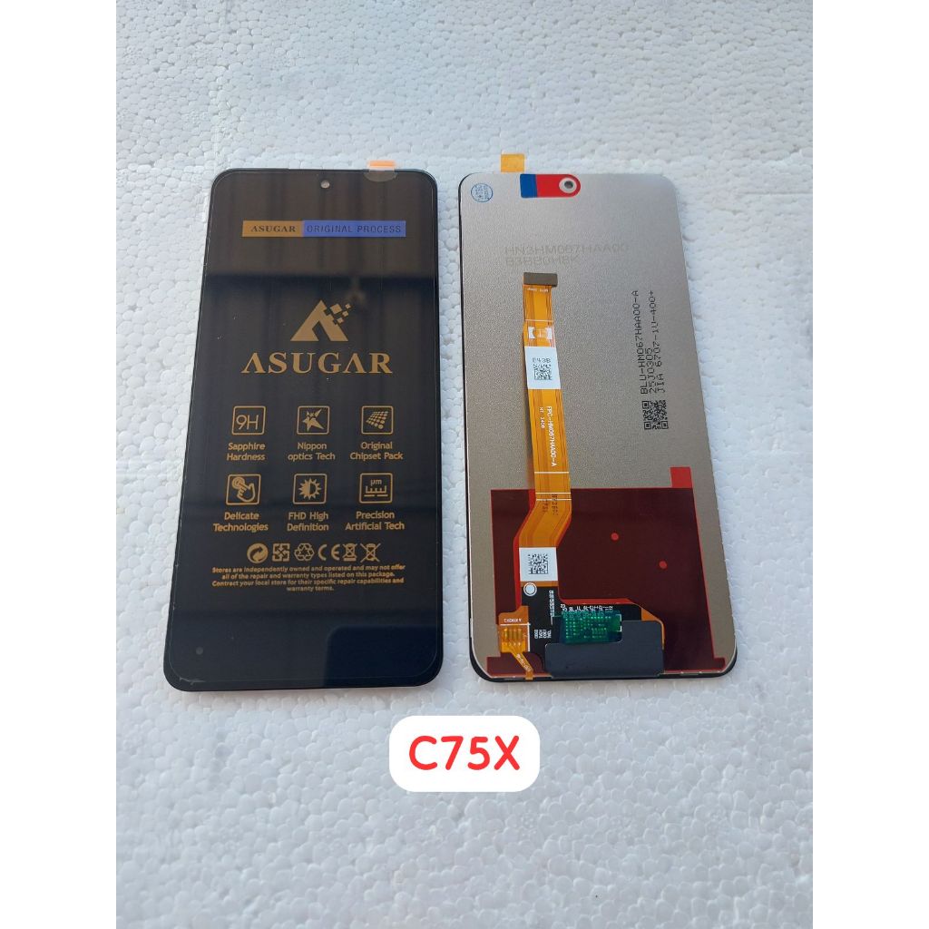 LCD TOUCHSCREEN REALME C75X  FULLSET ORIGINAL ASUGAR