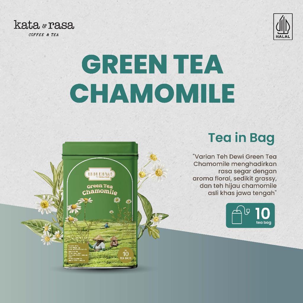 

Teh Dewi by Kata Rasa | Teh Premium Green Tea Chamomile (Tea Bags) | Teh Hijau Chamomile