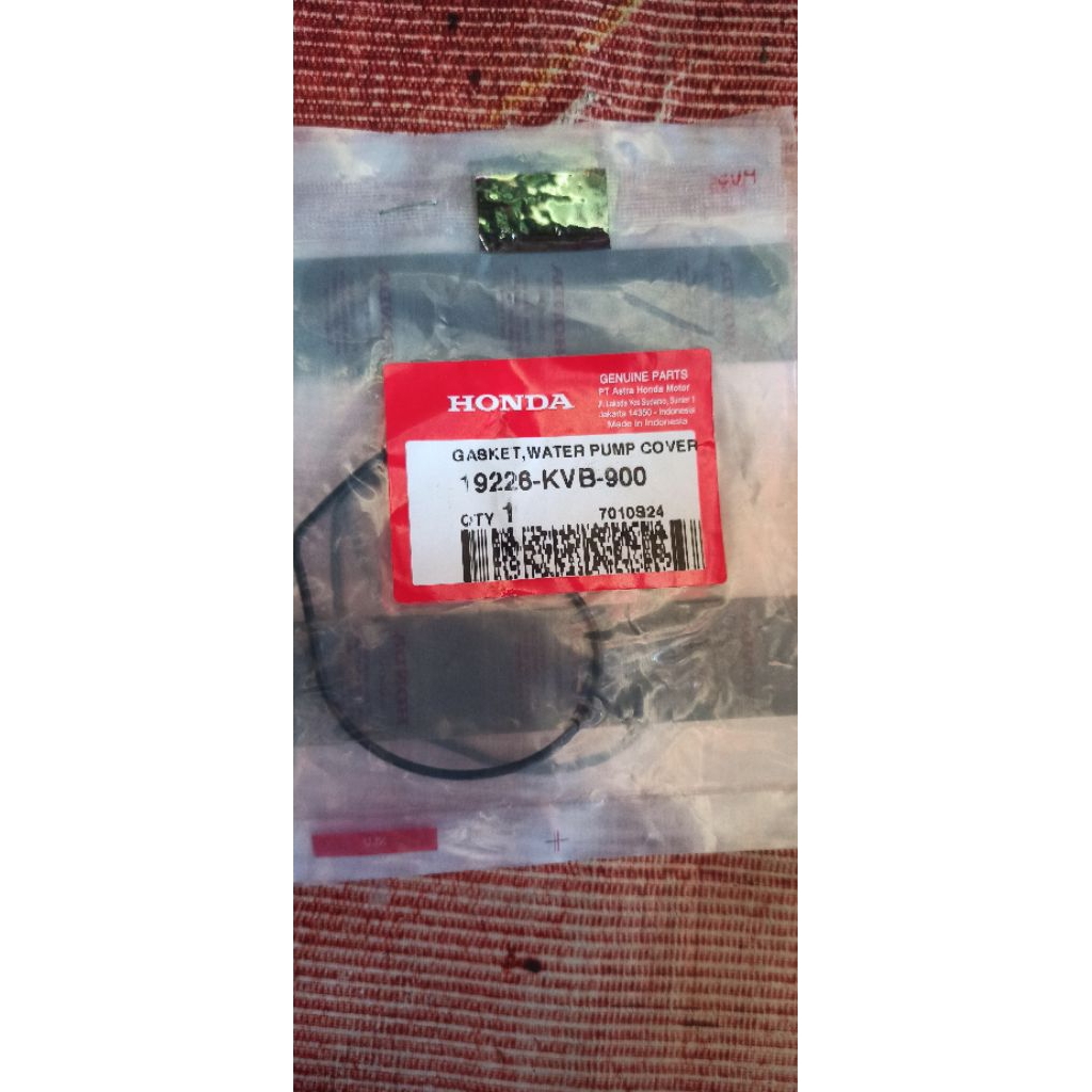 Oring Water pump vario 110 KVB