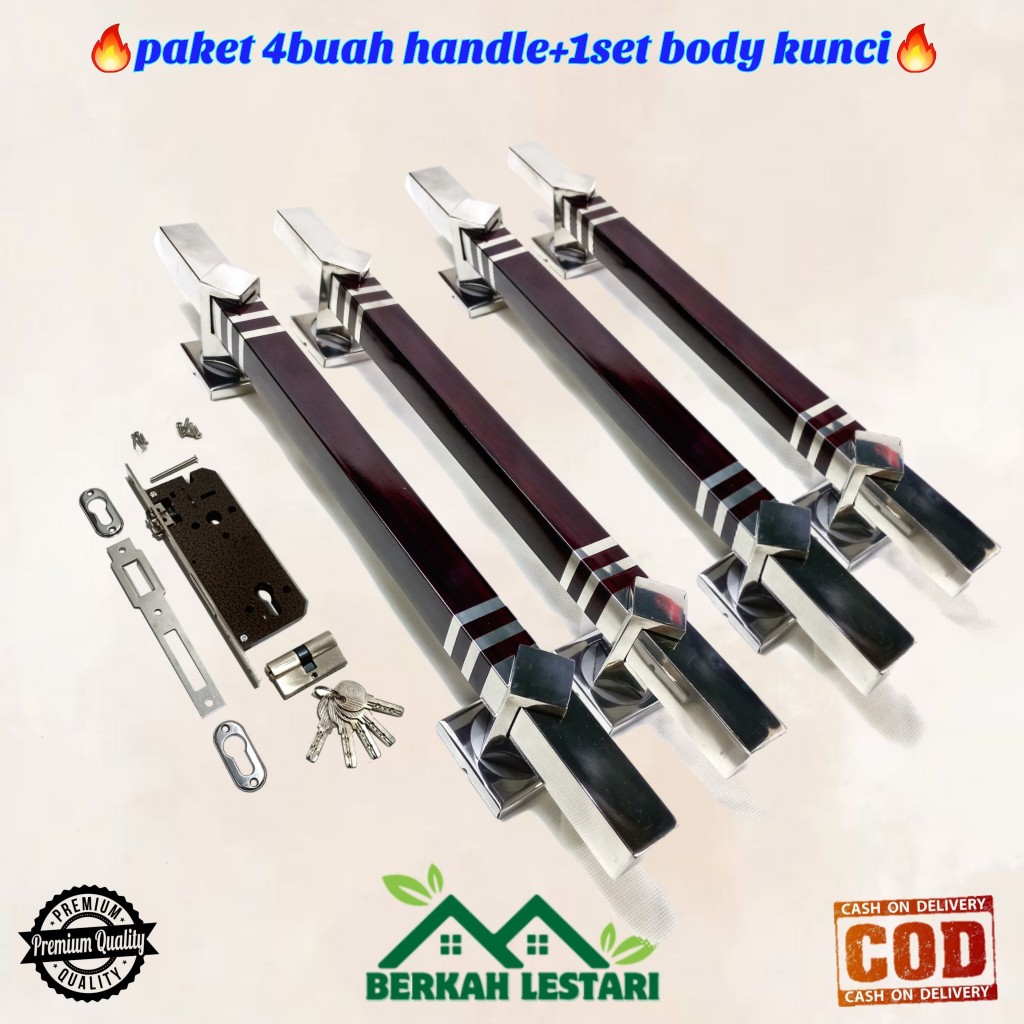 gagang tarikan pegangan handle pintu rumah minimalis pilihan panjang 33cm 45cm dan 60cm bahan stainl