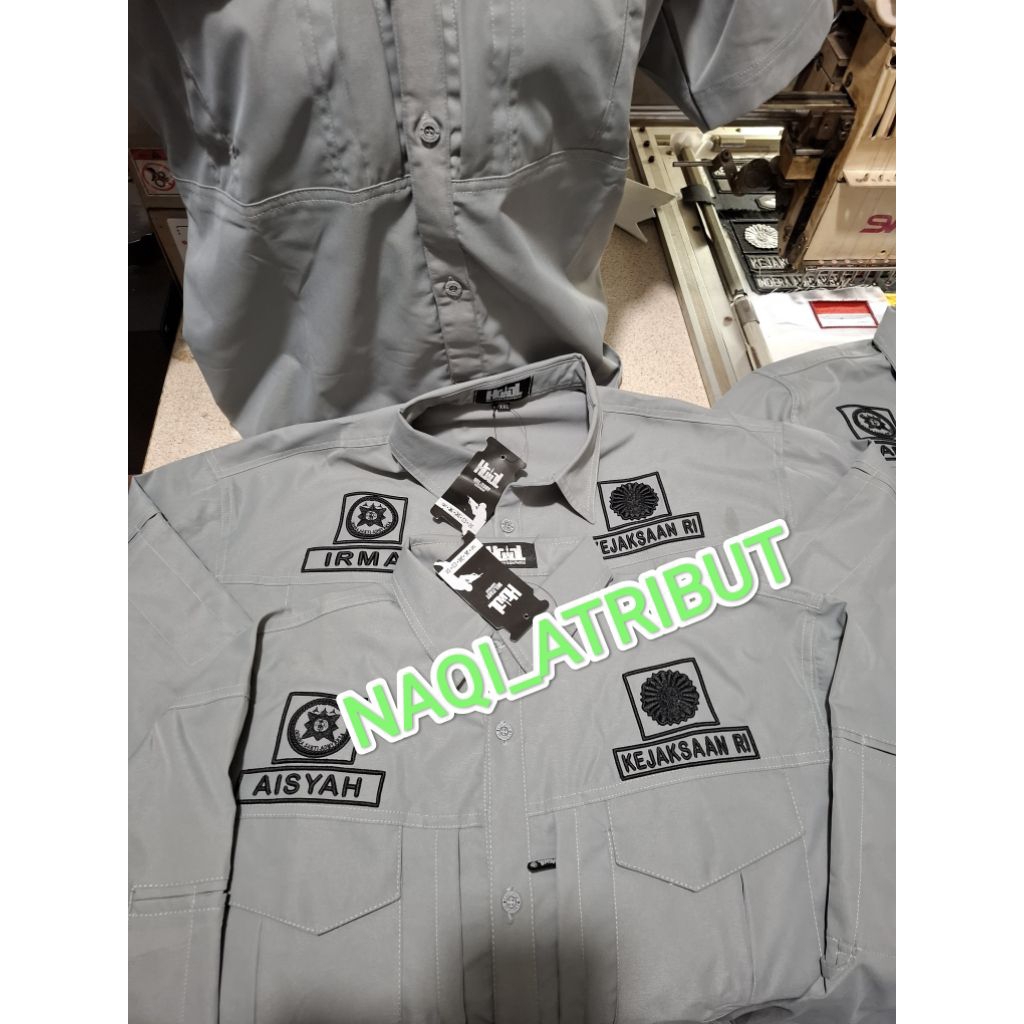 KEMEJA TACTICAL PREMIUM 100% IMPORT KEMEJA TACTICAL KEJAKSAAN BORDIR TIMBUL KEMEJA KEJAKSAAN PRIA KE