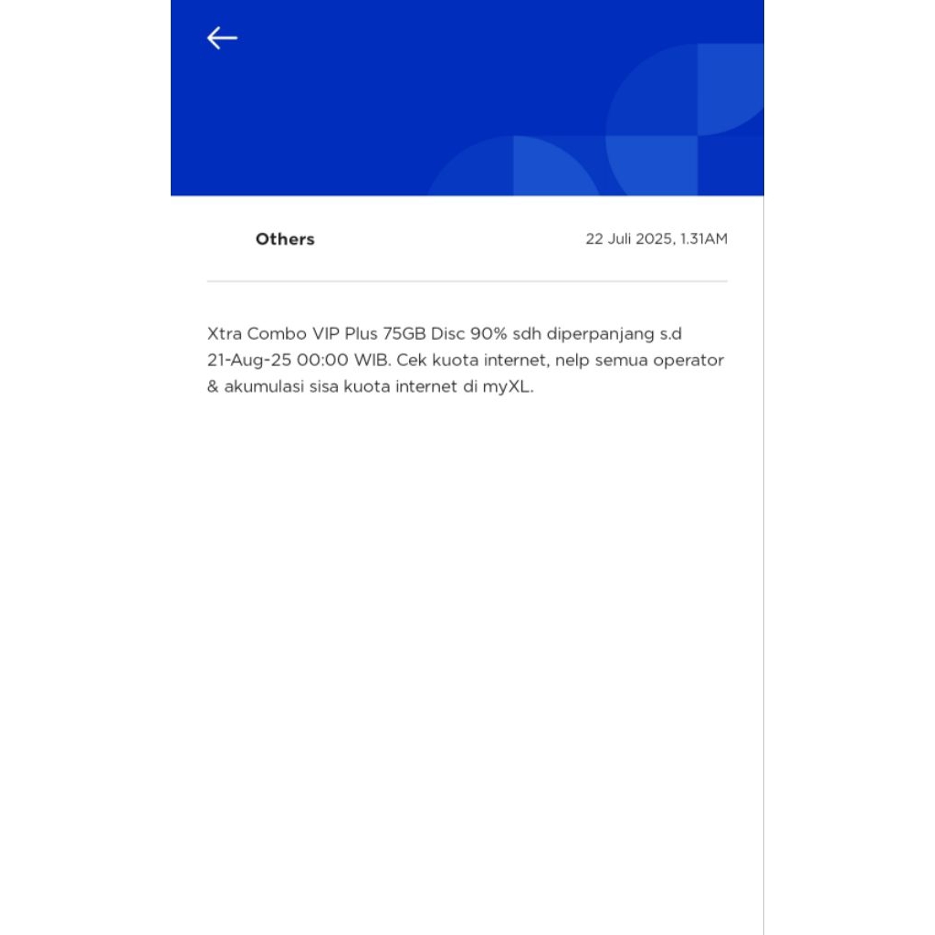 KARTU XL VIP DISC 90%