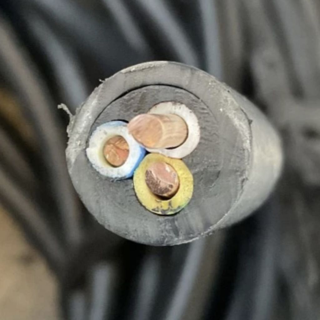 kabel NYY 3x4mm Kabelindo kabel tufur 3x4 mm warna Hitam NYY kabelindo kabel tunggal