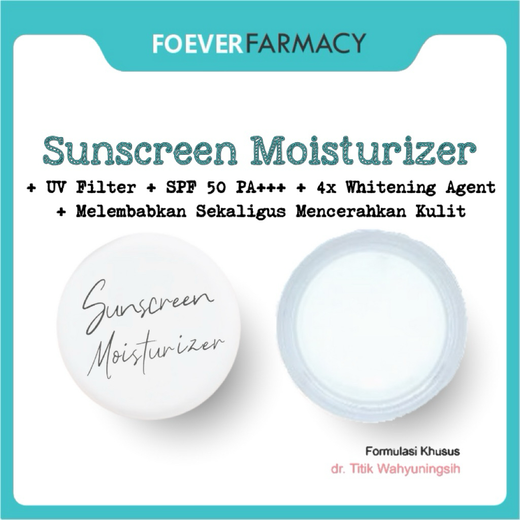 dr Titik Wahyuningsih SUNSCREEN MOISTURIZER - Sunscreen tanpa foundation sekaligus melembabkan