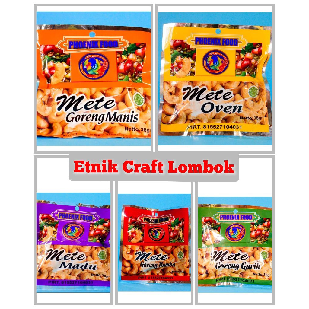 

Kacang Mete Premium Higienis 38gr Oleh Oleh Khas Lombok