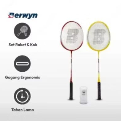 Raket Set 2 pcs + Kok - Berwyn
