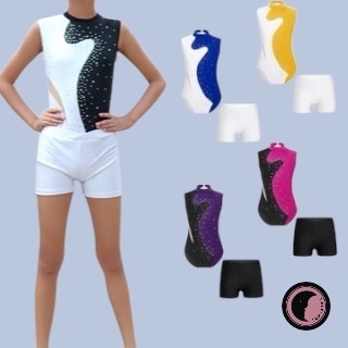 Baju Gymnastic Leotard Anak Baju Senam Gymnastic Anak Set Celana