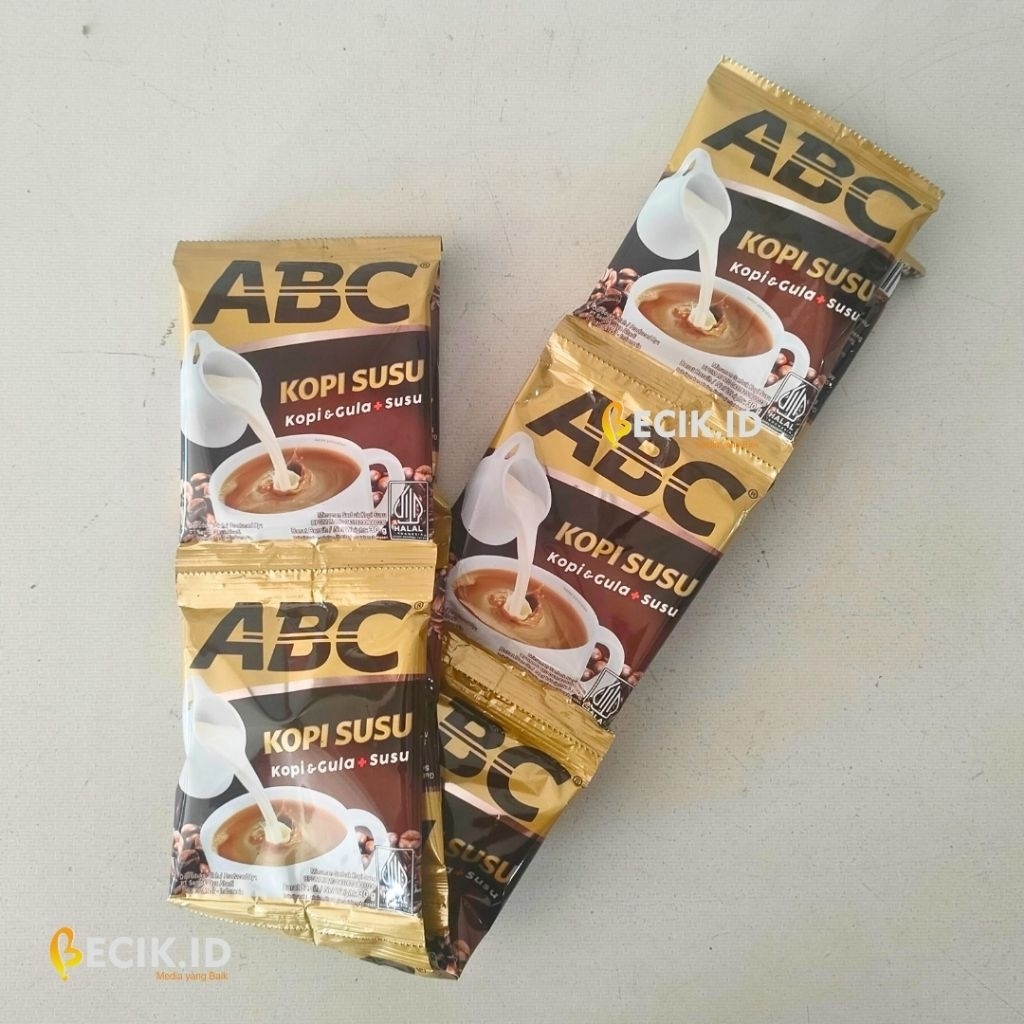 

ABC Kopi Susu – 1 Renteng Isi 10 Sachet @30g | Kopi + Gula + Susu