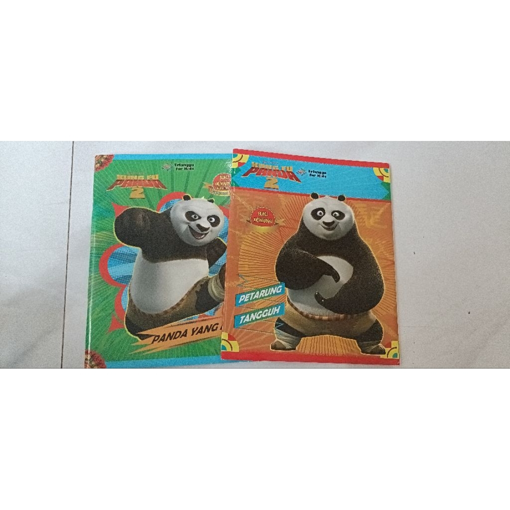 Buku aktivitas mewarnai anak kungfu panda 2