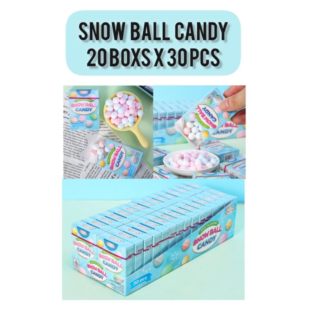 

SWEET ME SNOW BALL CANDY/PERMEN SNOW BALL ISI 30