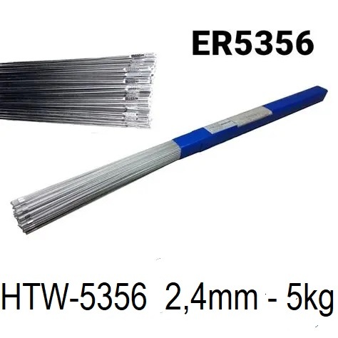 Kawat Las Tig 5356 2,4mm HTW5356 HUATONG Tig Aluminium HTW-5356 2.4mm 5kg